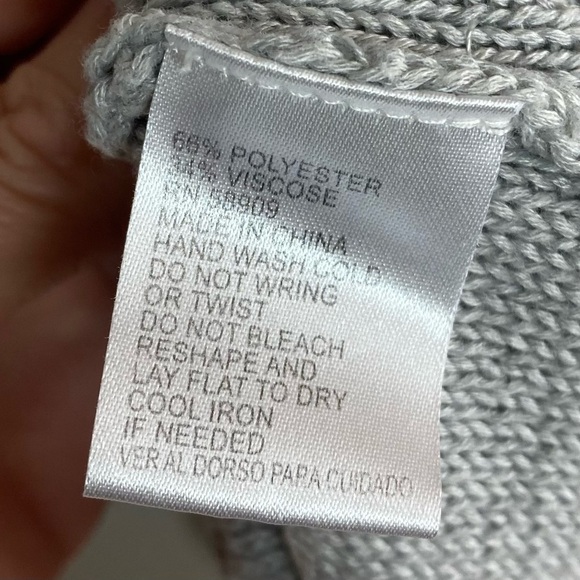 Cremieux Womens Sweater Medium Gray Crew Neck - Picture 7 of 8